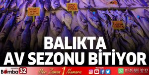 Balıkta av sezonu bitiyor
