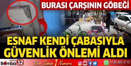 Balkondan kopan parçalar panik yaşattı