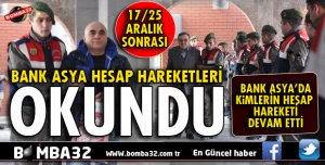 BANK ASYADAKİ HESAP HAREKETLERİ SORULDU