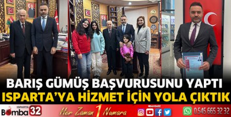 Barış Gümüş başvurusunu yaptı 