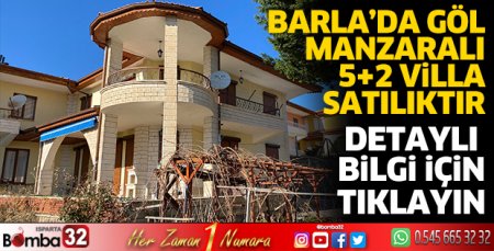 Barla'da satılık villa