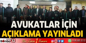 Baro Başkanı Çankaya'dan önemli açıklamalar 