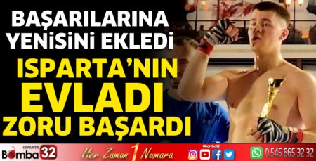 Başarılarına yenisini ekledi