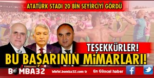 BAŞARININ MİMARLARI: TEŞEKKÜRLER