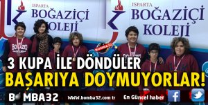 BAŞARIYA DOYMUYORLAR!