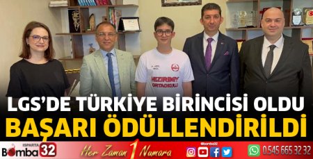 Başarıya ödül