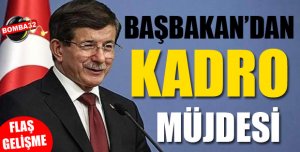 Başbakan Ahmet Davutoğlu taşeron işçilere müjde verdi