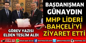 BAŞDANIŞMAN GÜNAYDIN'DAN BAHÇELİ'YE ZİYARET