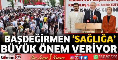 Başdeğirmen ‘sağlığa’ büyük önem veriyor