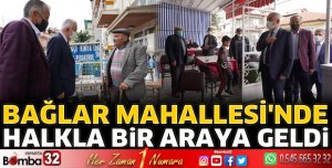 Başdeğirmen Bağlar Mahallesi sakinleriyle bir araya geldi