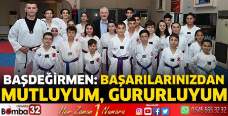 Başdeğirmen: Başarılarınızdan mutluyum, gururluyum