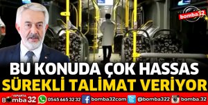 BAŞDEĞİRMEN BU KONUDA ÇOK HASSAS