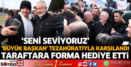 Başdeğirmen, büyük başkan tezahüratıyla karşılandı