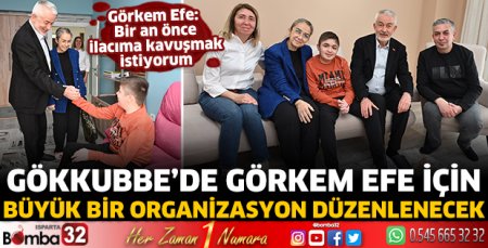 Başdeğirmen çifti Görkem Efe’yi ve ailesini ziyaret etti