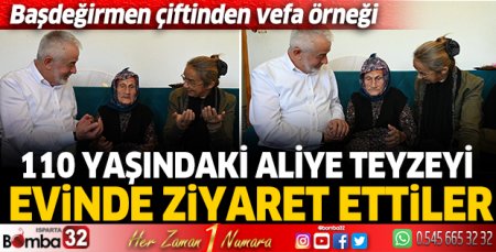 Başdeğirmen çiftinden vefa örneği