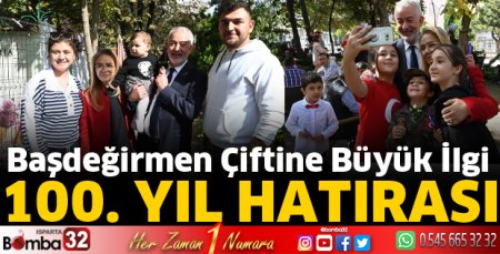 Başdeğirmen çiftine büyük ilgi