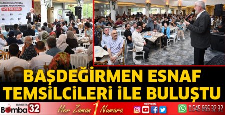 Başdeğirmen esnaf temsilcileriyle buluştu