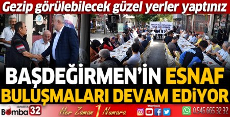 Başdeğirmen esnafla bir arada