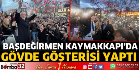 Başdeğirmen gövde gösterisi yaptı