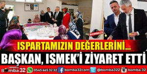 BAŞDEĞİRMEN ISMEK'İ ZİYARET ETTİ