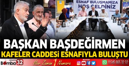 Başdeğirmen, Kafeler Caddesi esnafıyla bir araya geldi