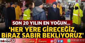 Başdeğirmen kar yağışı ile ilgili konuştu