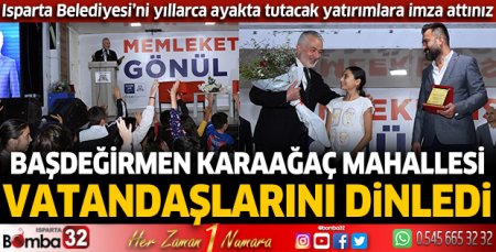 Başdeğirmen, Karaağaç Mahallesi vatandaşlarını dinledi