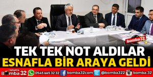 BAŞDEĞİRMEN SEBZE VE MEYVE HALİNDE ESNAFLA BULUŞTU