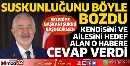 Başdeğirmen suskunluğunu bozdu