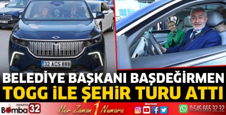 Başdeğirmen TOGG'u test etti