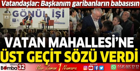 Başdeğirmen, Vatan Mahallesi vatandaşıyla buluştu