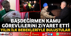 Başdeğirmen yılbaşı gecesini sahada geçirdi