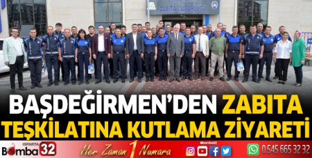 Başdeğirmen'den Zabıta Teşkilatına kutlama ziyareti