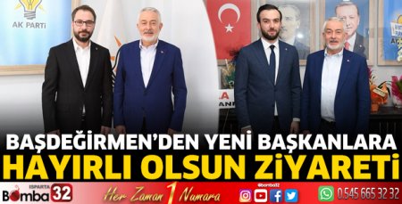 Başdeğirmen’den AK Parti il ve merkez ilçe başkanlarına ziyaret