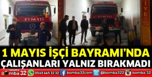Başdeğirmen’den sürpriz 1 Mayıs ziyaretleri