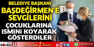 Başdeğirmen’e sevgilerini çocuklarına ismini koyarak gösterdiler