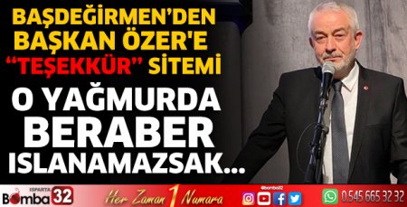 Başdeğirmen'den Başkan Özer'e teşekkür sitemi