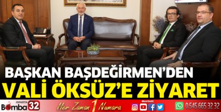 Başdeğirmen'den Burdur Valisi Öksüz'e ziyaret