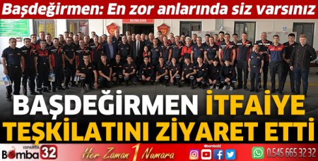 Başdeğirmen'den İtfaiye Teşkilatına Ziyaret