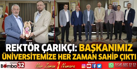 Başdeğirmen'den Rektör Çarıkçı'ya ziyaret