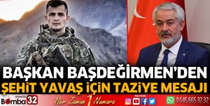 Başdeğirmen'den taziye mesajı
