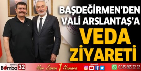 Başdeğirmen'den Vali Arslantaş'a veda ziyareti