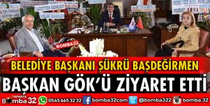 BAŞDEĞİRMEN'DEN VELİ GÖK'E ZİYARET