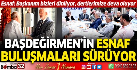 Başdeğirmen'in esnaf buluşmaları sürüyor