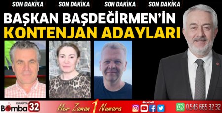 Başdeğirmen'in kontenjan aday listesi belli oldu