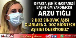Başhekim Yardımcısı Tığlı’dan aşı çağrısı