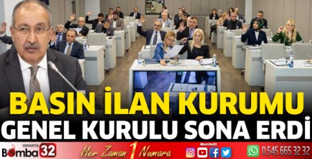 Basın İlan Kurumu Genel Kurulu sona erdi