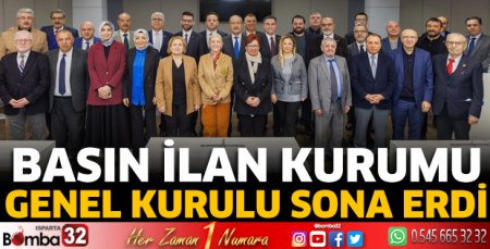 Basın İlan Kurumu Genel Kurulu sona erdi