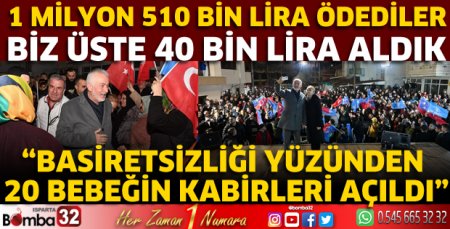 Basiretsizliği yüzünden 20 bebeğin kabirleri açıldı