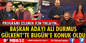 BAŞKAN ADAYI DURMUŞ CANLI YAYINA KONUK OLDU
